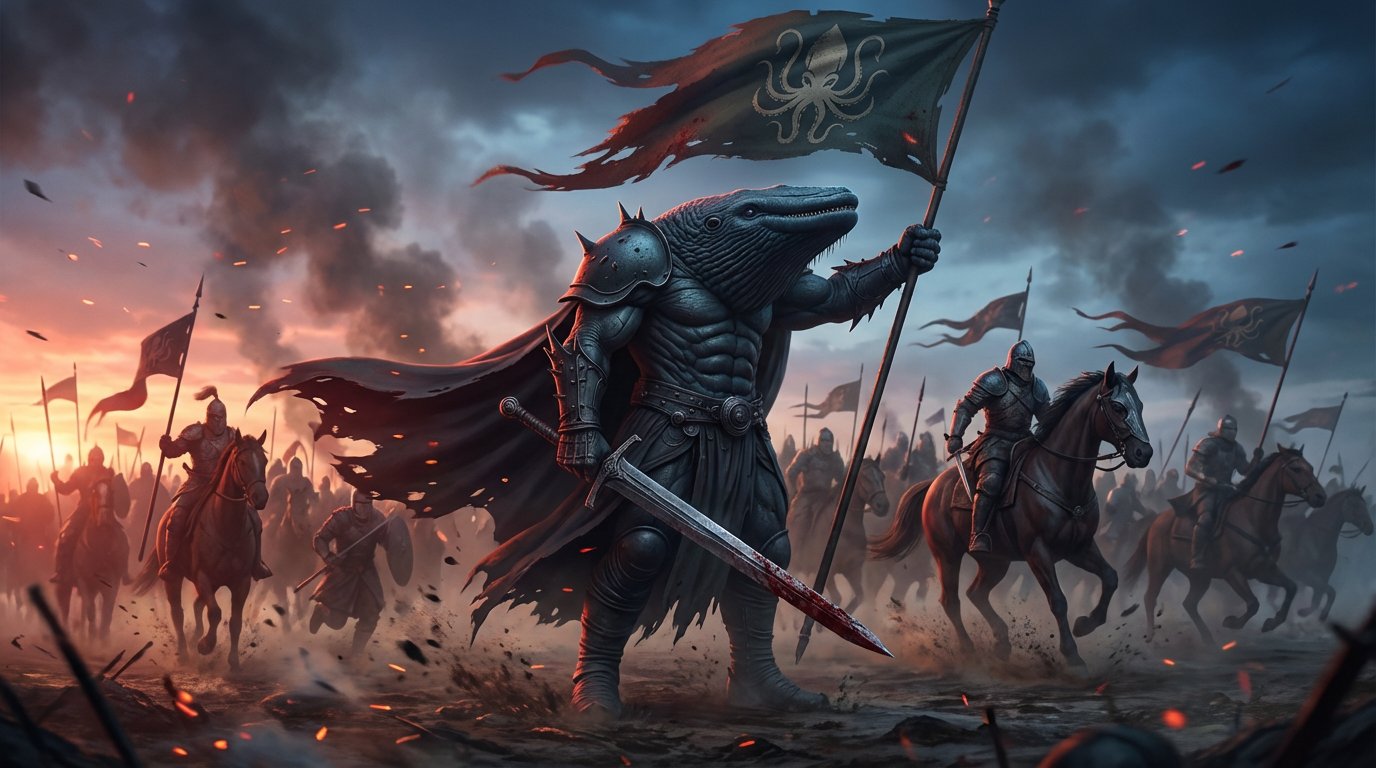 Black Whale Battle Standard